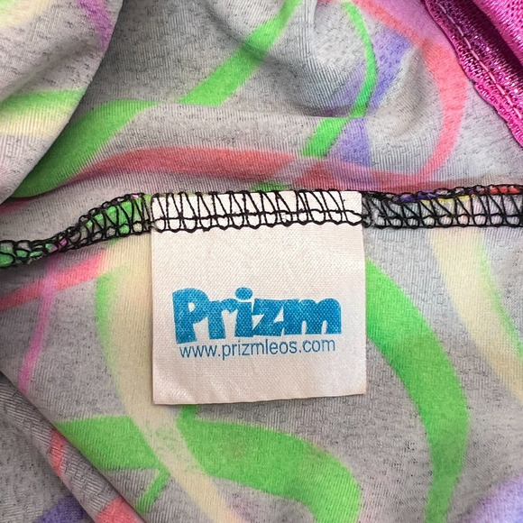 Girls Swimsuit One Piece Sparkle Bathing Suit Skirt Multicolor Pink, Sz S - Picture 4 of 6